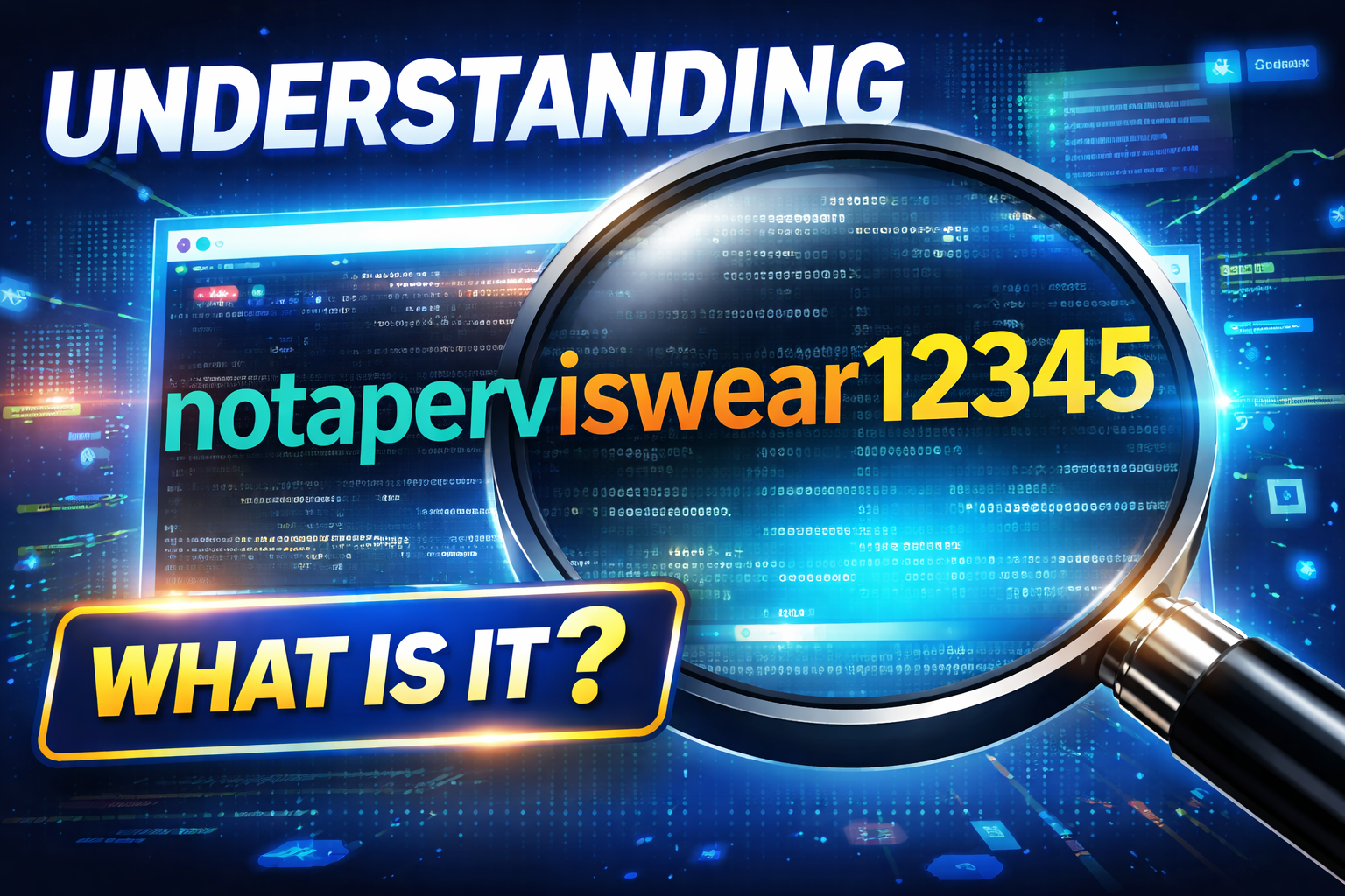 Understanding “notaperviswear12345” — Meaning, Usage, and Digital Context